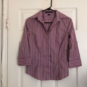 Express button down 3/4 sleeve shirt
